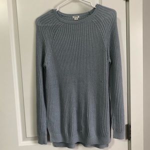 GARAGE KNIT LIGHT BLUE SWEATER - SIZE SMALL